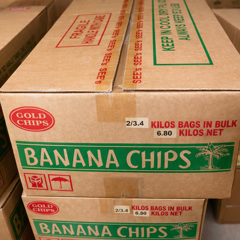 Бананові чіпси (6,8 кг)